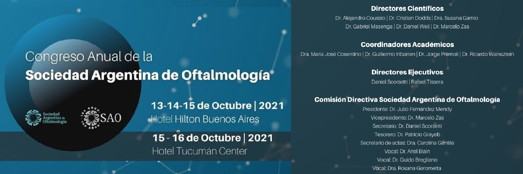 Congreso Anual de la Sociedad Argentina de Oftalmología 2021